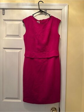Anne Klein Fuchsia Sleeveless Sheath Dress